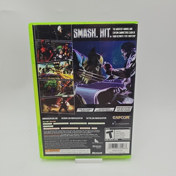 Marvel vs. Capcom 3:‎ Fate of Two Worlds Microsoft Xbox 360 Tested - Picture 2 of 4